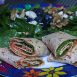 White Bean and Spinach Vegetable Wraps